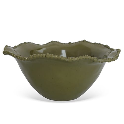Bowl grande de melamina Dots verde