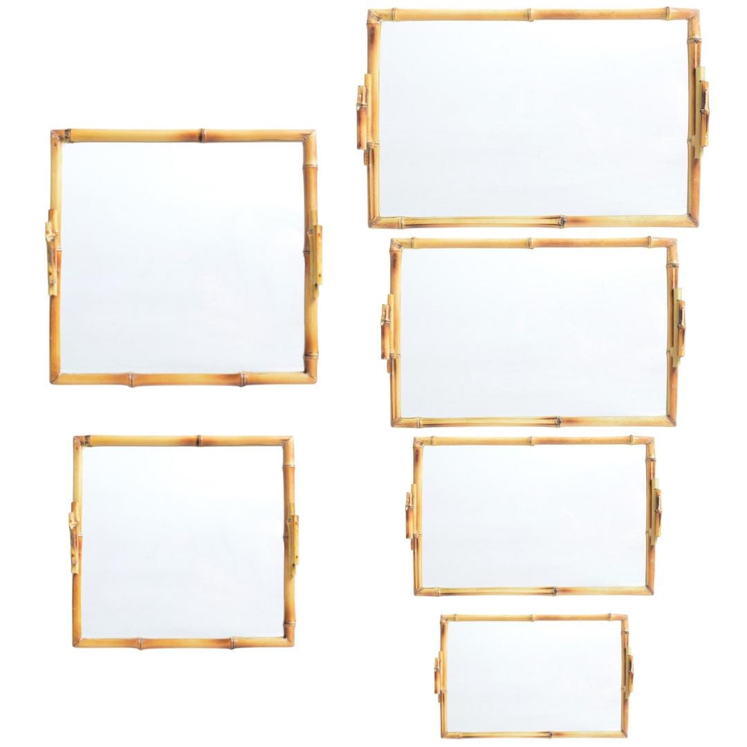 FineLeaf BANDEJA DE BAMBU <BR> KIT COMPLETO - 6 BANDEJAS