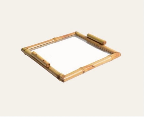 FineLeaf BANDEJA DE BAMBU <BR> QUADRADA M