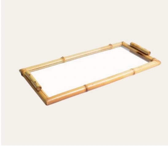 FineLeaf BANDEJA DE BAMBU <BR> RETANGULAR M