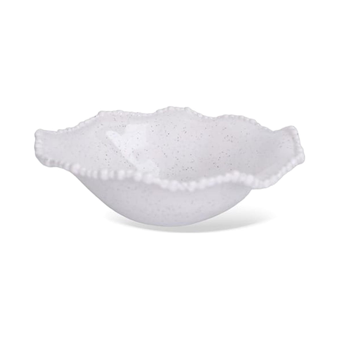 FineLeaf Bowls Bowl Médio de Melamina Dots Branco