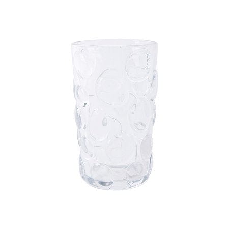 FineLeaf Copo BUBBLE Transparente <br> Alto 6 Unidades