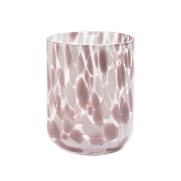 FineLeaf Copo Murano  <br> Rosa - 6 Unidades