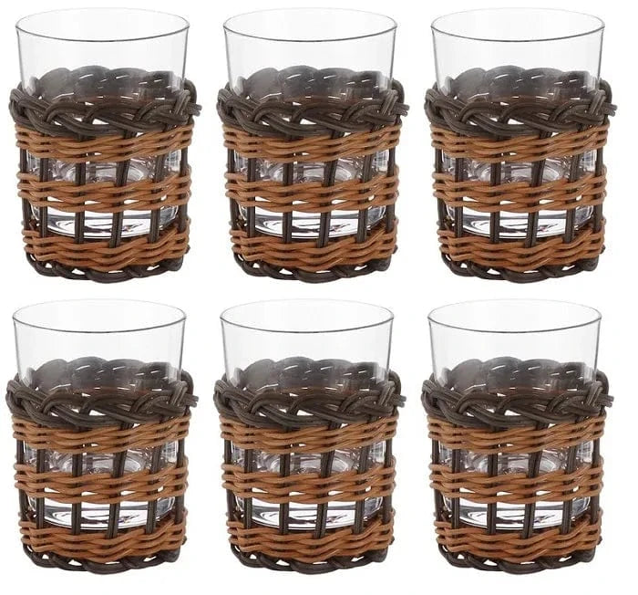 FineLeaf Copo RATTAN <br> 6 Unidades