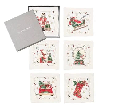 FineLeaf Guardanapos de Coquetel Guardanapos de Coquetel <br>  kim Seybert NATAL