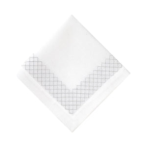 Guardanapo de Mesa Bordado em Prata