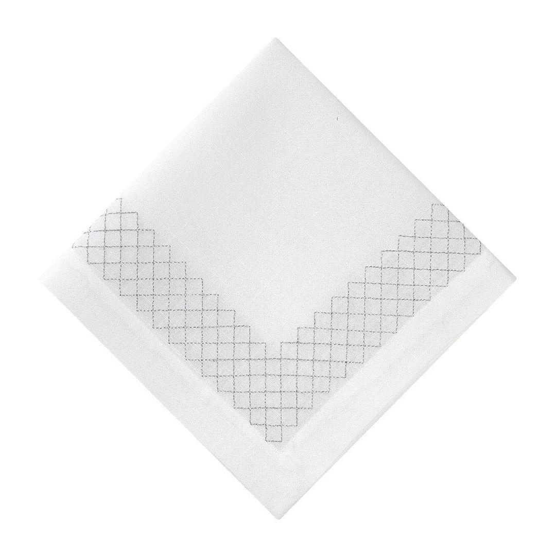 FineLeaf Guardanapos de Mesa Guardanapos de Mesa <br> Bordado em Prata