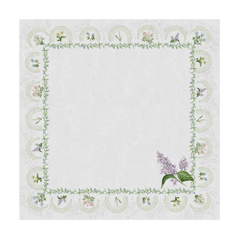 FineLeaf Guardanapos de Mesa Guardanapos de Mesa <br> Garden Kit com 6 unidades