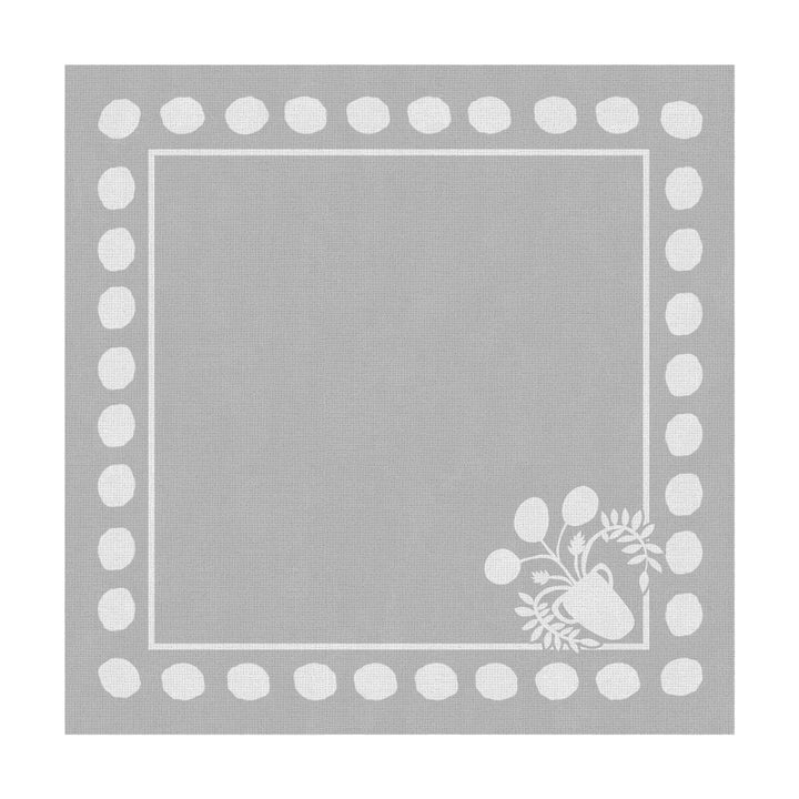 FineLeaf Guardanapos de Mesa Guardanapos de Mesa <br> Grey Kit com 6 unidades