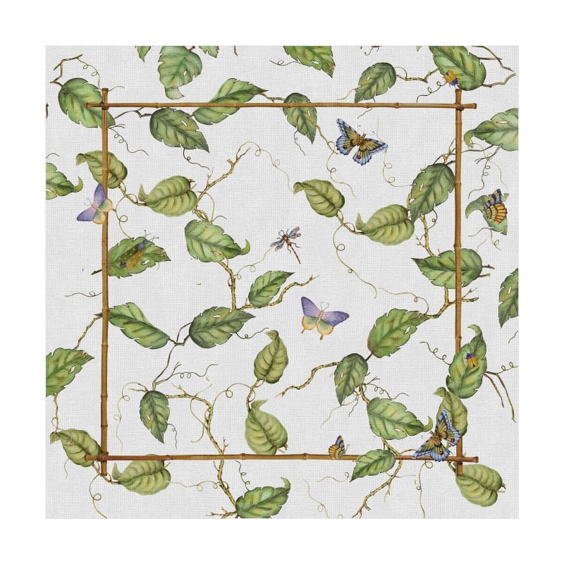 FineLeaf Guardanapos de Mesa Guardanapos de Mesa <br> Jardim encantado Kit com 6 unidades