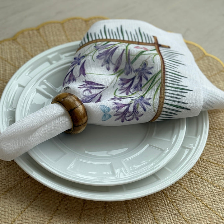 FineLeaf Guardanapos de Mesa Guardanapos de Mesa <br> Jardim Florido Kit com 6