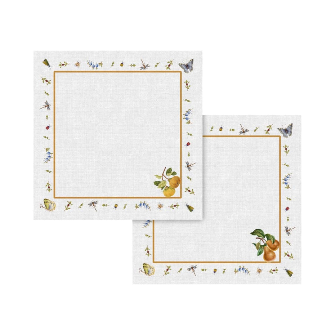 FineLeaf Guardanapos de Mesa Guardanapos de Mesa – Pear Kit com 6 unidades