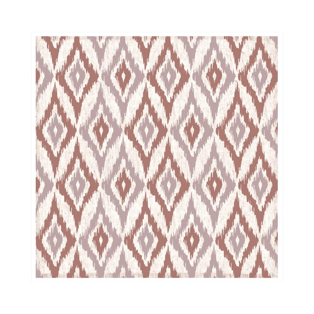 FineLeaf Guardanapos de Mesa Guardanapos – Ikat Terracota