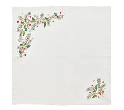 FineLeaf Guardanapos de Mesa Guardanapos KIM SEYBERT <br> Folhagem Natalino - KIT COM 4 UNIDADES