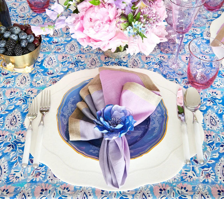 FineLeaf Guardanapos de Mesa Guardanapos KIM SEYBERT <br> LILAC - KIT COM 4 UNIDADES