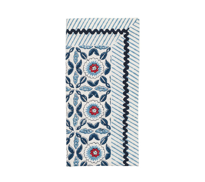 FineLeaf Guardanapos de Mesa Guardanapos KIM SEYBERT <br> Majorelle - KIT COM 4 UNIDADES