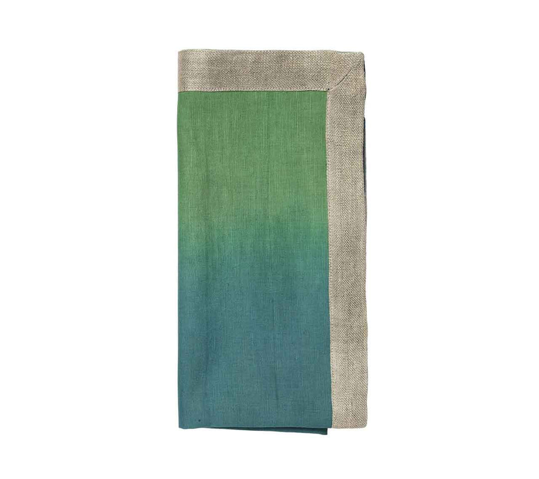 FineLeaf Guardanapos de Mesa Guardanapos KIM SEYBERT <br> MARINHO VERDE - KIT COM 4 UNIDADES