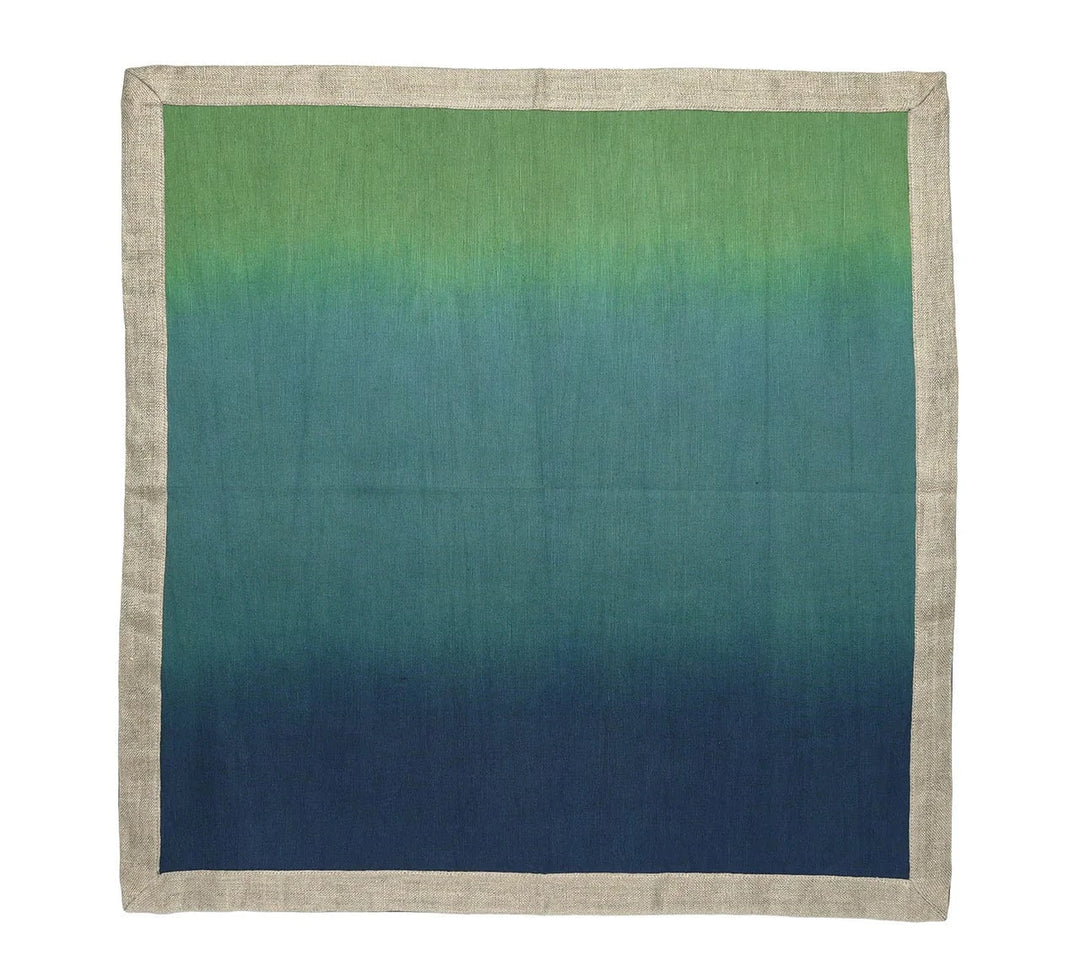 FineLeaf Guardanapos de Mesa Guardanapos KIM SEYBERT <br> MARINHO VERDE - KIT COM 4 UNIDADES