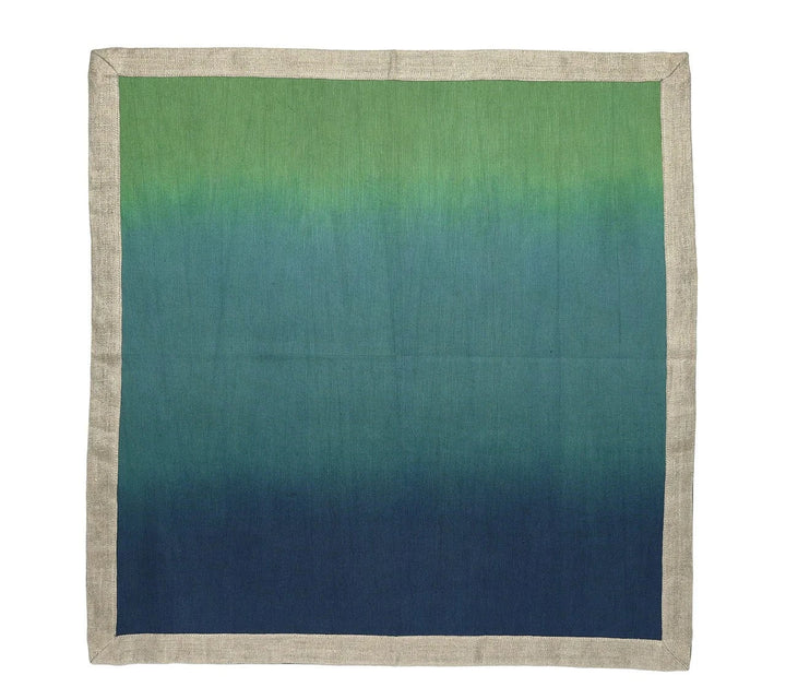 FineLeaf Guardanapos de Mesa Guardanapos KIM SEYBERT <br> MARINHO VERDE - KIT COM 4 UNIDADES