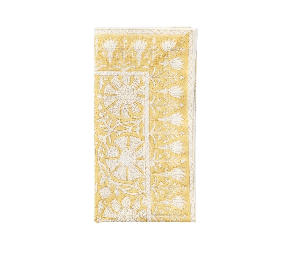 FineLeaf Guardanapos de Mesa Guardanapos KIM SEYBERT <br> Provence Yellow KIT COM 4 UNIDADES