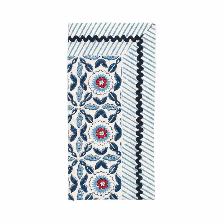 FineLeaf Guardanapos de Mesa Guardanapos KIM SEYBERT – Majorelle - KIT COM 4 UNIDADES