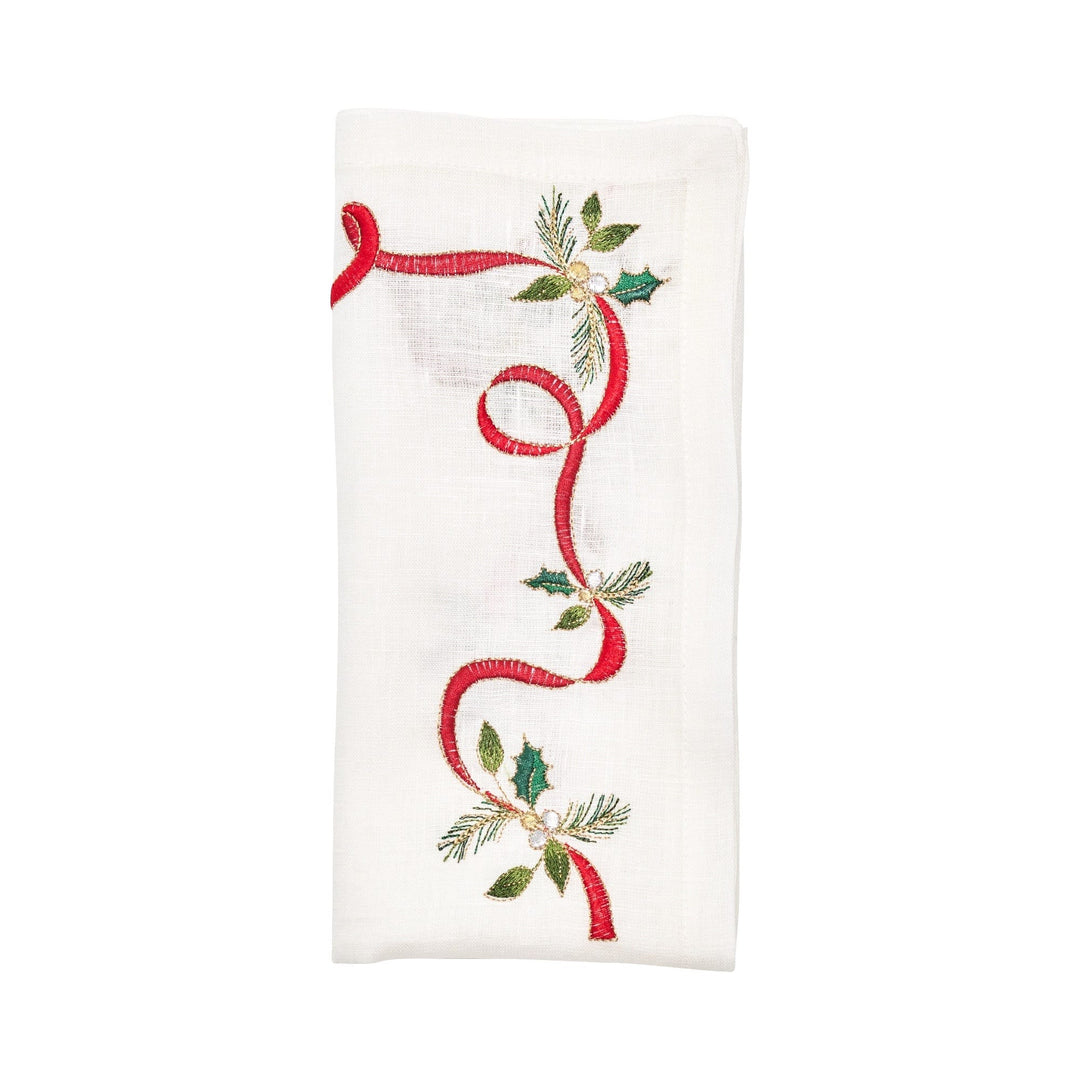 FineLeaf Guardanapos de Mesa Guardanapos KIM SEYBERT – NATAL - KIT COM 4 UNIDADES