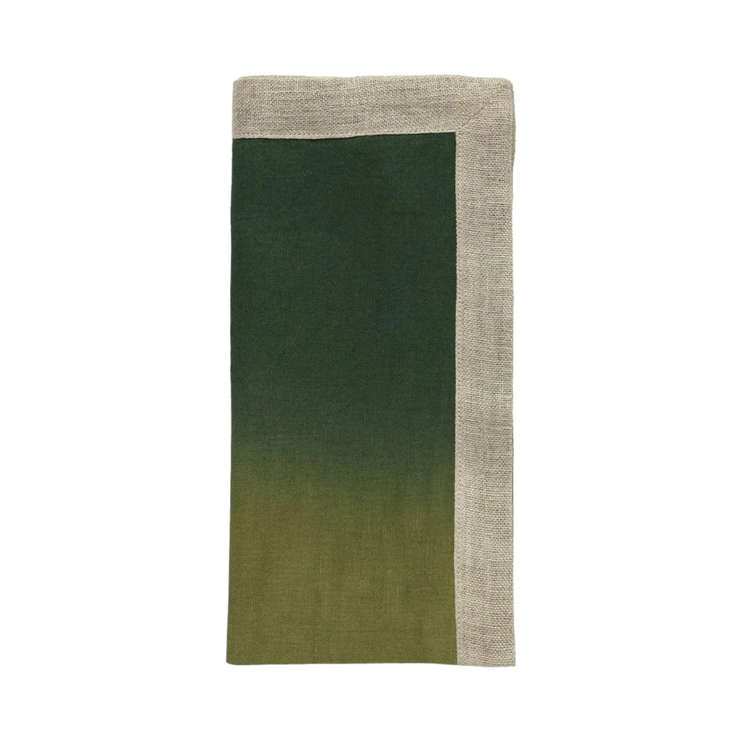 FineLeaf Guardanapos de Mesa Guardanapos KIM SEYBERT – OLIVE VERDE - KIT COM 4 UNIDADES