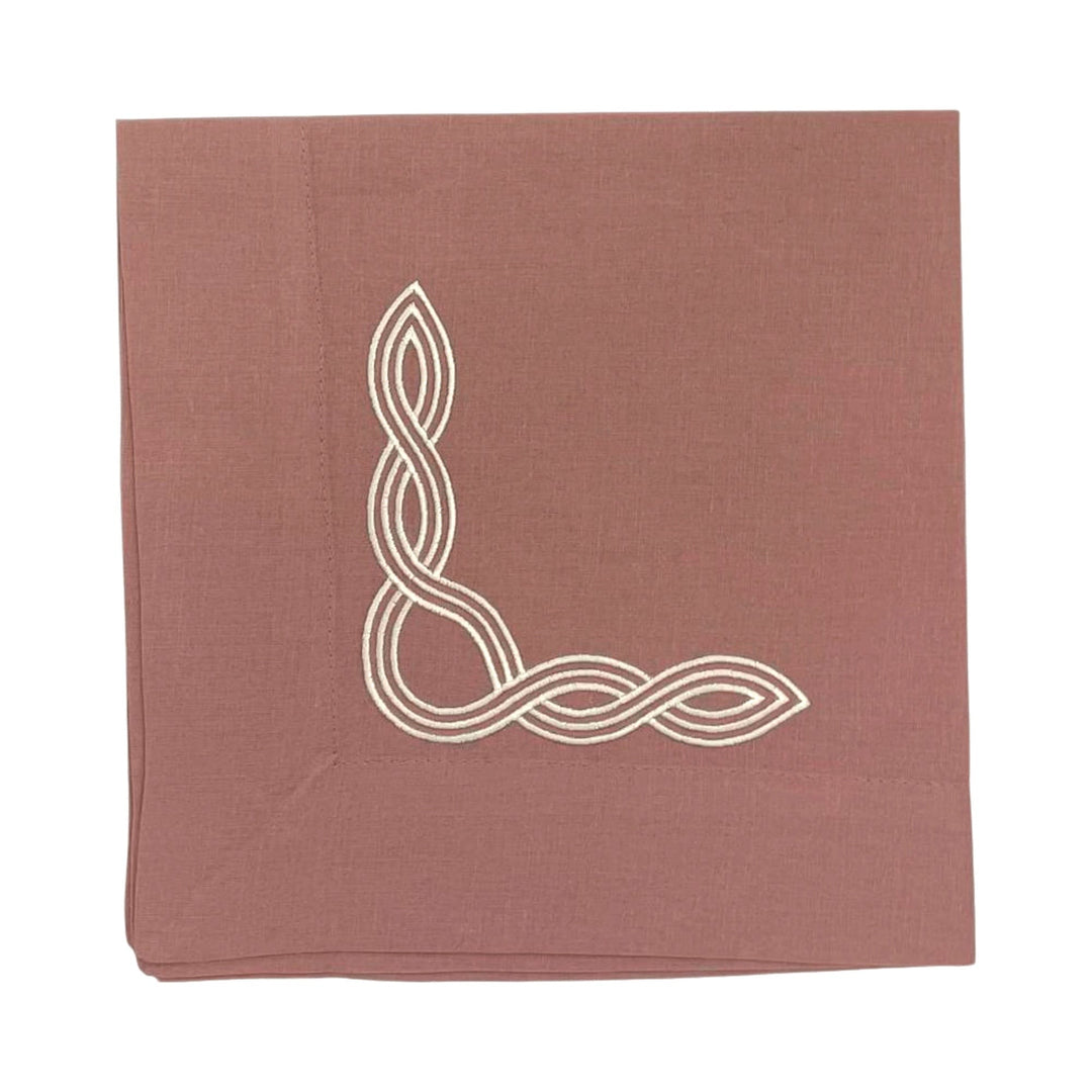 FineLeaf Guardanapos de Mesa Rosé Guardanapos de Mesa – ENTRELACER