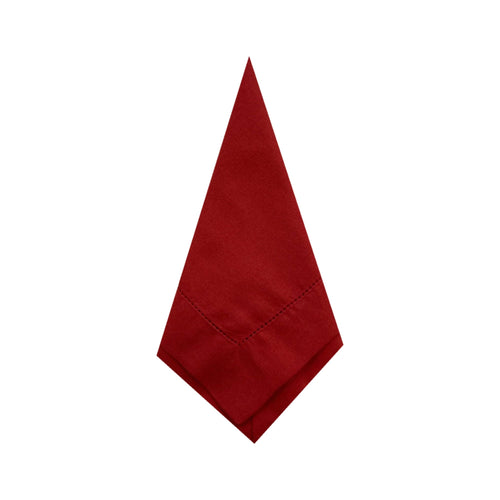 Guardanapo de Mesa Ponto Ajour, Vermelho