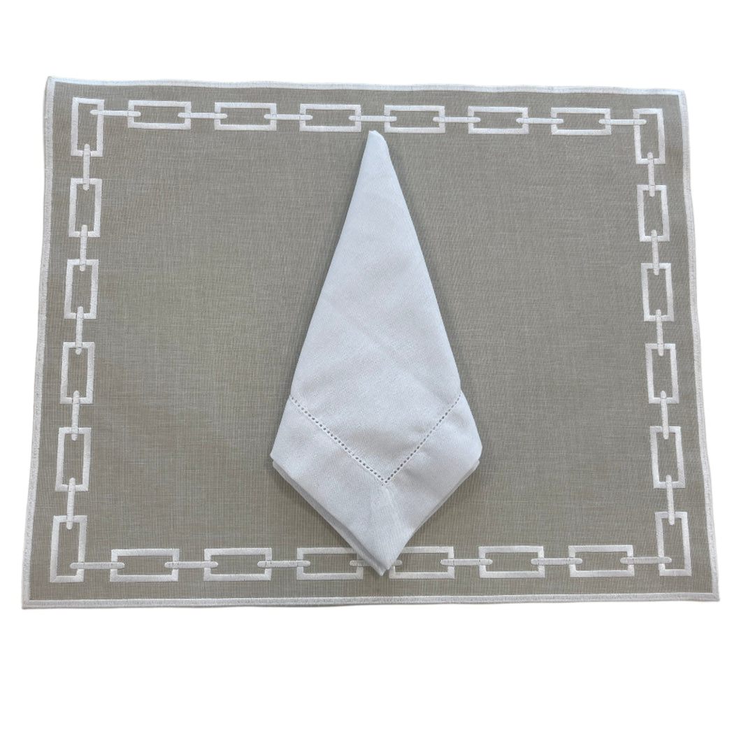 FineLeaf Guardanapos de Mesa white Guardanapos de Mesa <br> PONTO AJOUR
