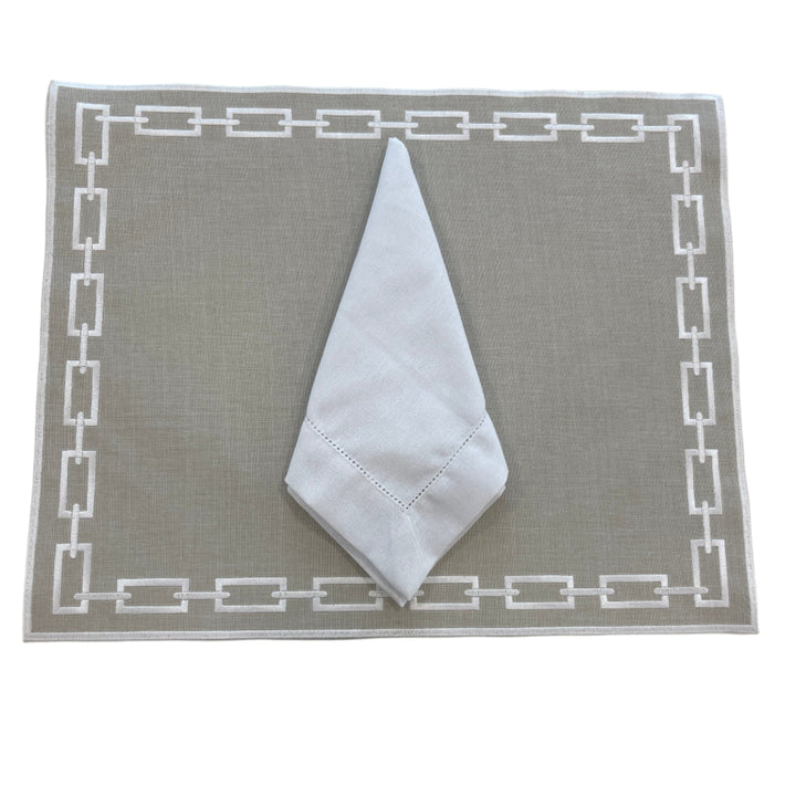 FineLeaf Guardanapos de Mesa white Guardanapos de Mesa <br> PONTO AJOUR
