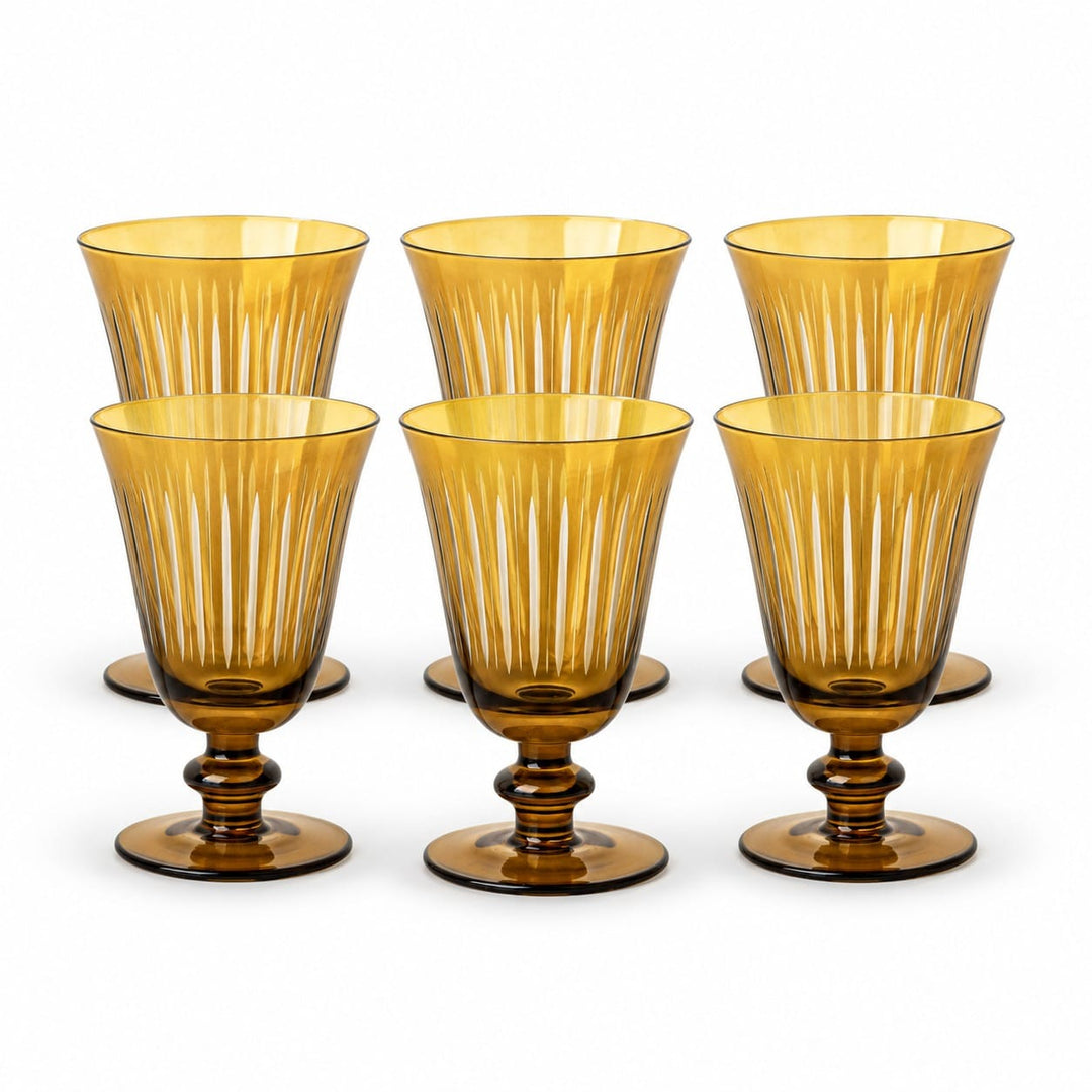 FineLeaf Jogo de Taças Allure Gold <br> 6 Unidades