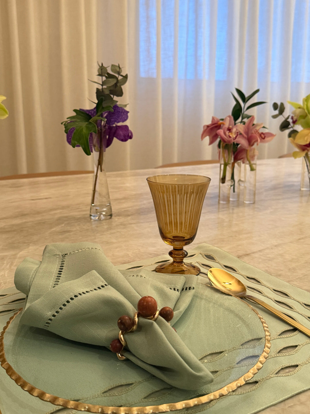 FineLeaf Jogo de Taças Allure Gold <br> 6 Unidades