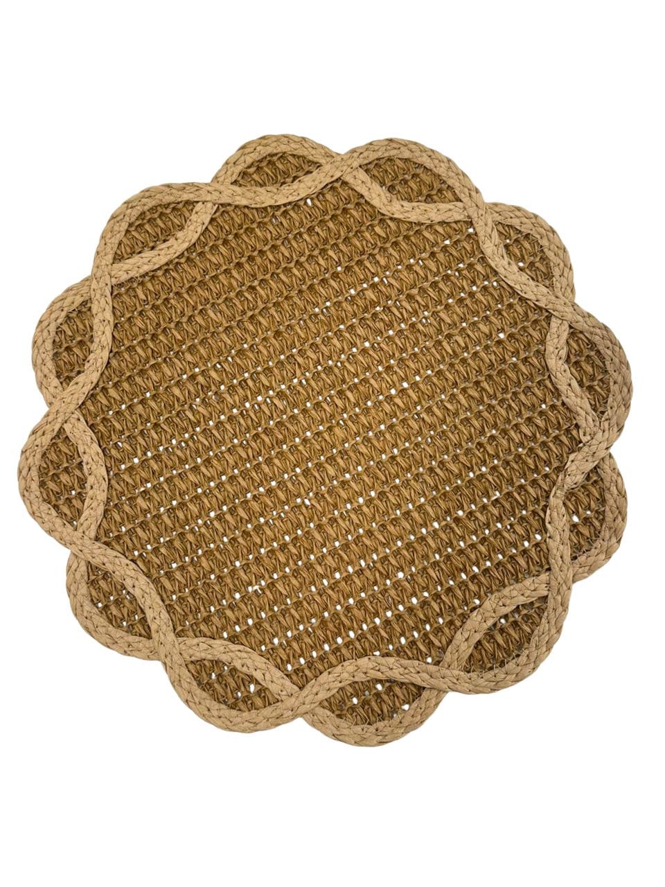 FineLeaf Jogos Americanos Jogo Americano <br> Trama Natural bege