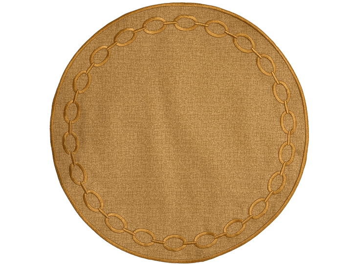 FineLeaf Jogos Americanos KIT 6 Jogos Americano <br> Elo Terracota com guardanapo