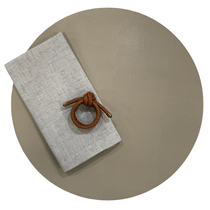 FineLeaf Jogos Americanos KIT Icon Bege  - 3  PEÇAS