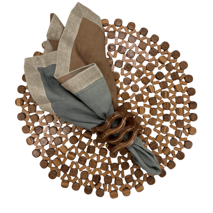 FineLeaf Jogos Americanos KIT Kaori by Kim  - 3  PEÇAS