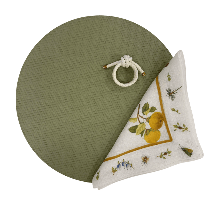 FineLeaf Jogos Americanos KIT LIMAO SICILIANO - 3 PEÇAS