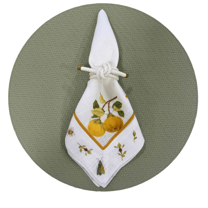 FineLeaf Jogos Americanos KIT LIMAO SICILIANO - 3 PEÇAS