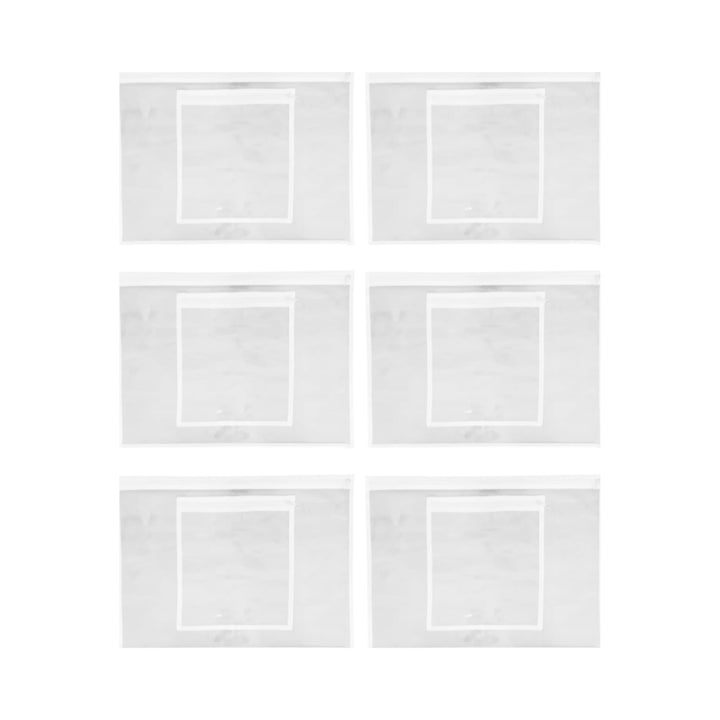 FineLeaf Organizadores KIT 6 Organizadores Duplos – Retangular GRANDE COM BOLSO
