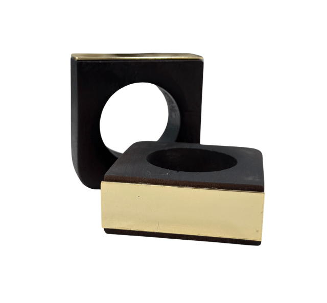 FineLeaf Porta Guardanapo <br> Madeira Tigre