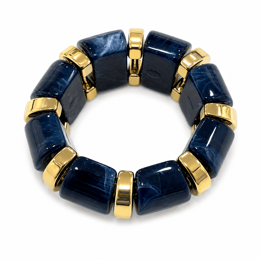 FineLeaf Porta Guardanapos Aura Azul <br> kit com 4 Unidades