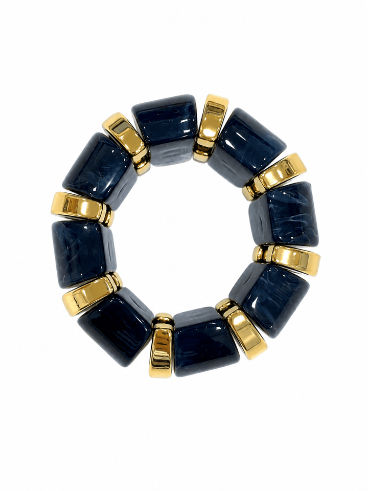 FineLeaf Porta Guardanapos Aura Azul <br> kit com 4 Unidades