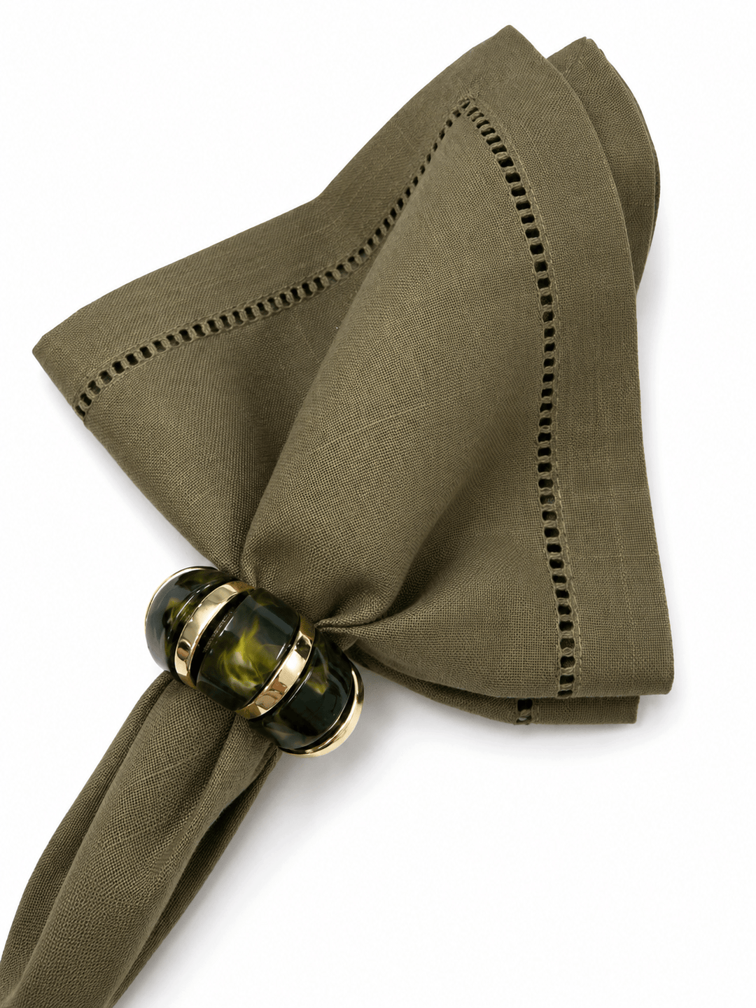 FineLeaf Porta Guardanapos Aura Verde <br> kit com 4 Unidades