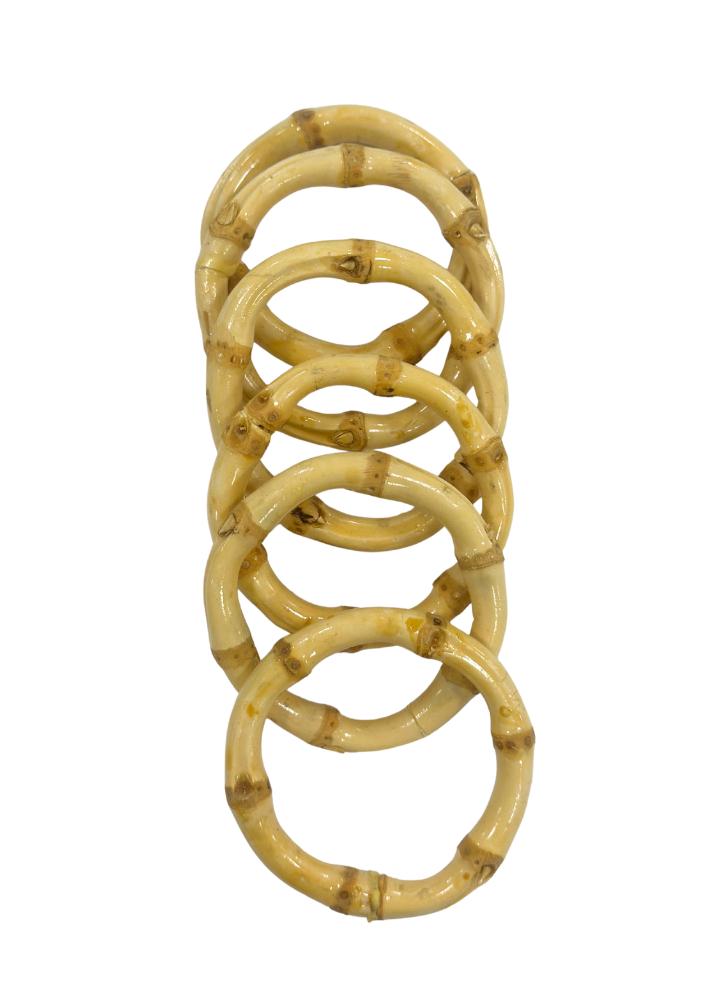 FineLeaf Porta Guardanapos Bamboo <br> kit com 6 unidades