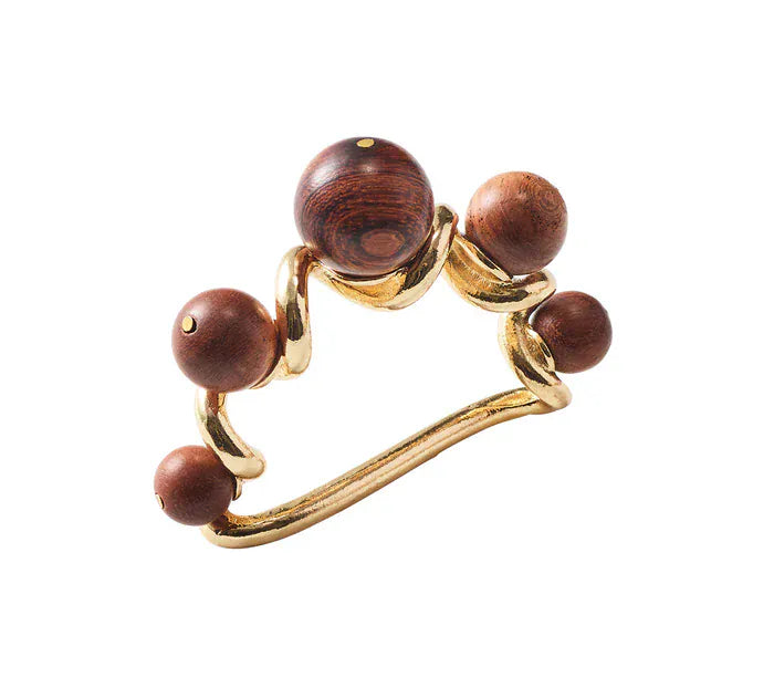 FineLeaf Porta Guardanapos Bois <br> KIM SEYBERT kit com 4 unidades