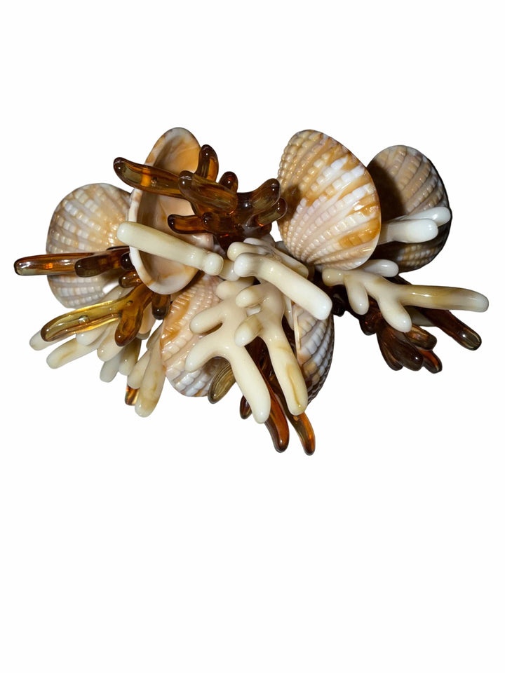 FineLeaf Porta Guardanapos Coral Bege  <br> kit com 4 Unidades