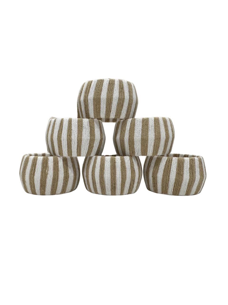 FineLeaf Porta Guardanapos Fio de algodão   <br> kit com 6 unidades