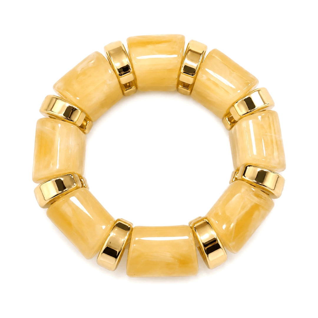 FineLeaf Porta Guardanapos Porta Guardanapos Aura Gold – kit com 4 Unidades