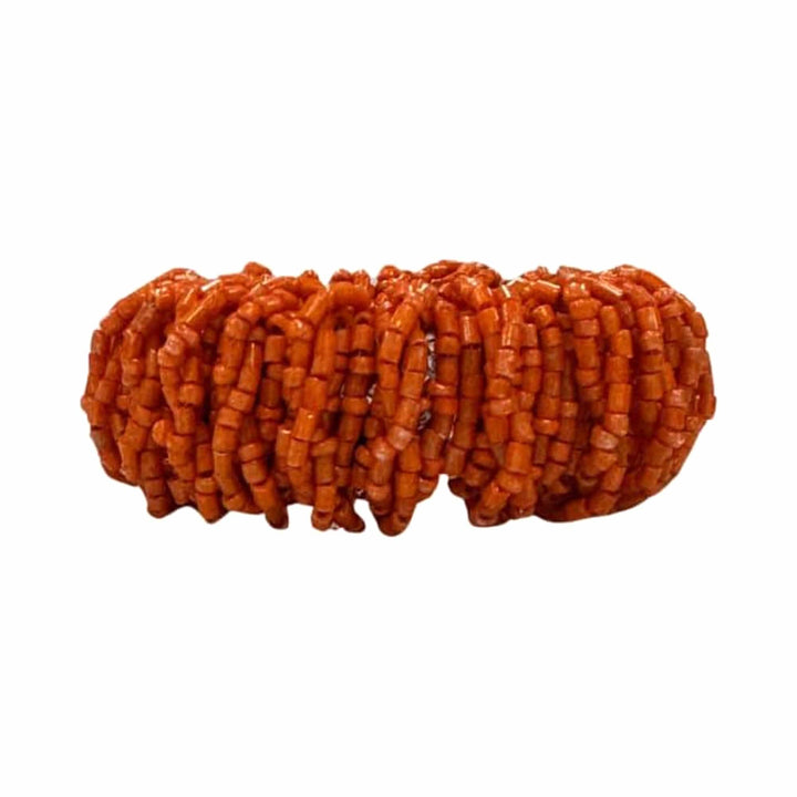 FineLeaf Porta Guardanapos Porta Guardanapos Beads Coral – kit com 4 unidades